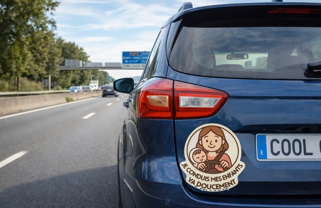 JE CONDUIS MES ENFANTS, VA DOUCEMENT