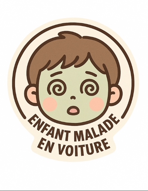 ENFANT MALADE EN VOITURE